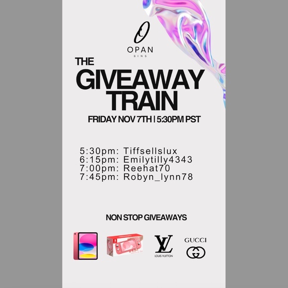 Other - The GIVEAWAY Raid Train | FRIDAY November 7th | 5:30pm PST